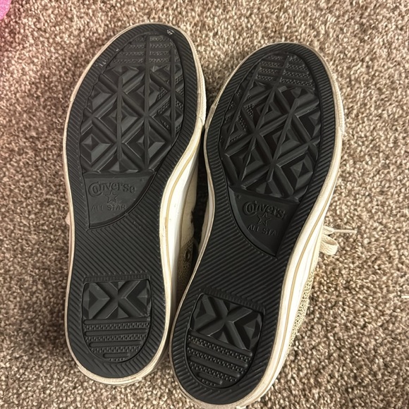 Gold & Cream Converse size 6 - Picture 3 of 4